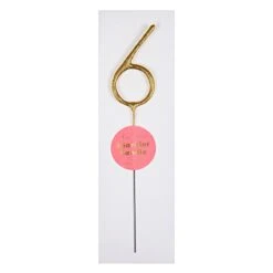 Meri-Meri Bougie D'anniversaire Magique Chiffre 6