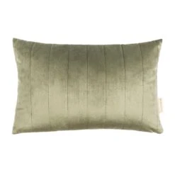 Coussin Akamba 45x30 Cm Velvet Olive Green