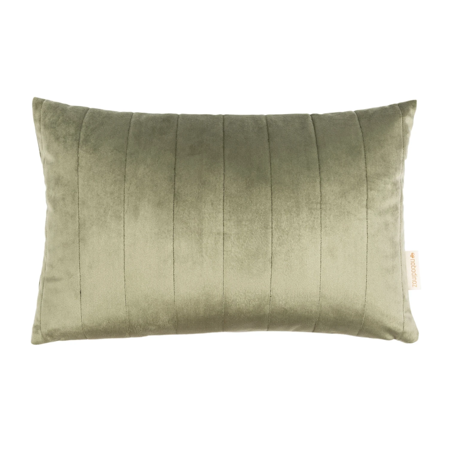 Coussin Akamba 45x30 Cm Velvet Olive Green 3 Coussin Akamba 45x30 Cm Velvet Olive Green
