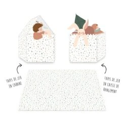 Play&Go Tapis De Jeu / Boîte De Rangement 2 En 1 Eevaa Alphabet -Magasin De Périphériques Pour Enfants alphabet eevaa play go OH