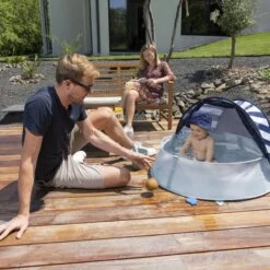 BabyMoov Tente De Jeux Anti-UV 3-en-1 Aquani Marinière -Magasin De Périphériques Pour Enfants aquani mariniere babymoov OC