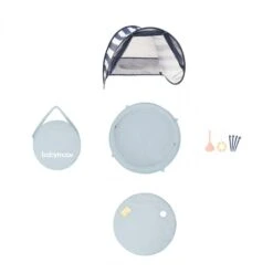BabyMoov Tente De Jeux Anti-UV 3-en-1 Aquani Marinière -Magasin De Périphériques Pour Enfants aquani mariniere babymoov OD