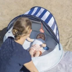 BabyMoov Tente De Jeux Anti-UV 3-en-1 Aquani Marinière -Magasin De Périphériques Pour Enfants aquani mariniere babymoov OE