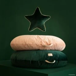 Coussin étoile Aristote Velvet Jungle Green 10 Coussin étoile Aristote Velvet Jungle Green -Magasin De Périphériques Pour Enfants aristote star velvet cushion 40x40 jungle green nobodinoz OC