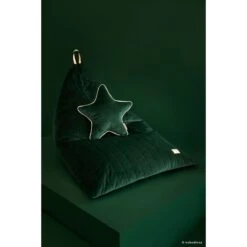Coussin étoile Aristote Velvet Jungle Green 11 Coussin étoile Aristote Velvet Jungle Green -Magasin De Périphériques Pour Enfants aristote star velvet cushion 40x40 jungle green nobodinoz OD