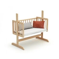 Lit Cododo Essentiel Hêtre Verni -Magasin De Périphériques Pour Enfants at4 berceau cododo essentiel hetre verni at4 OD