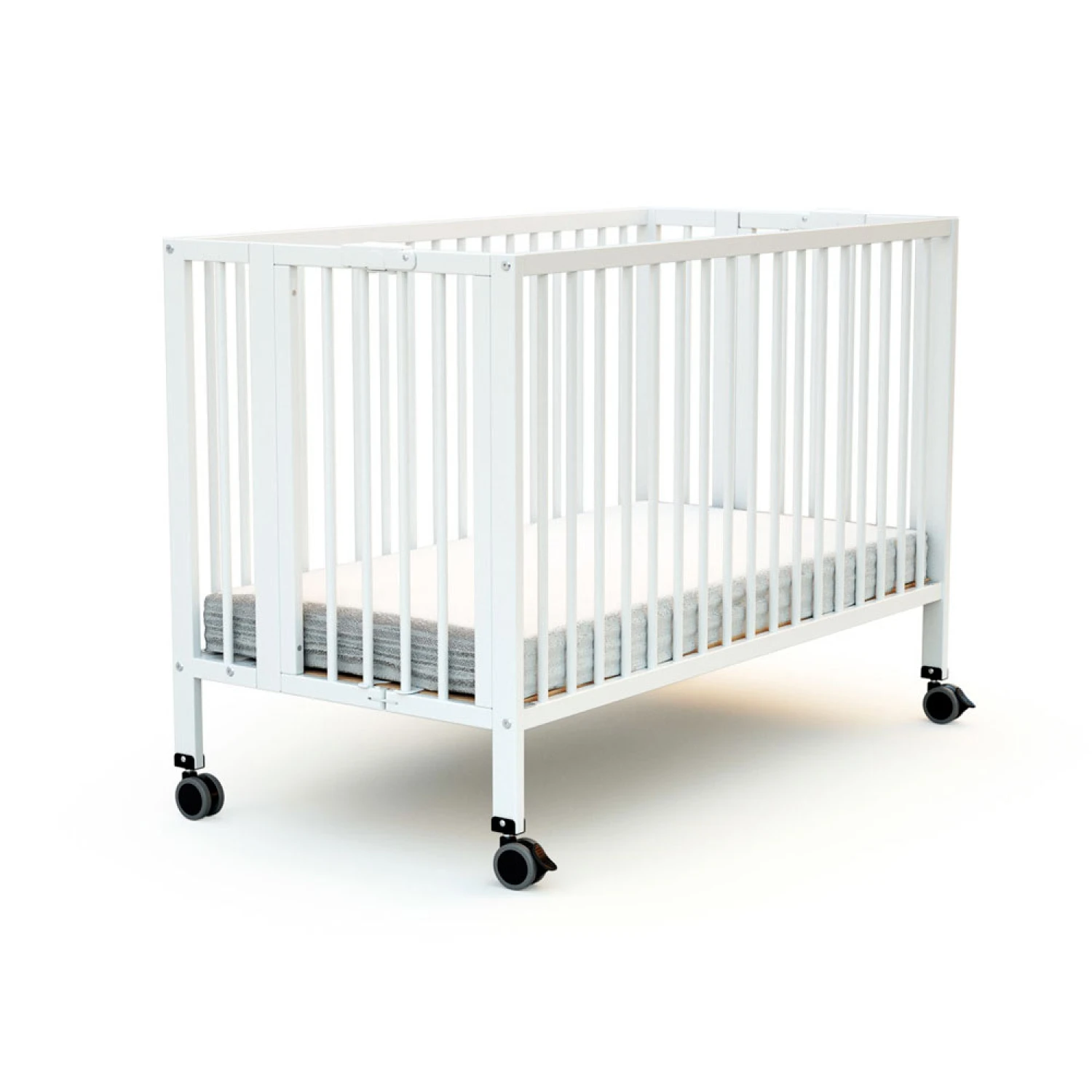 Lit Bébé Pliant Confort 60x120 Cm Blanc 3 Lit Bébé Pliant Confort 60x120 Cm Blanc