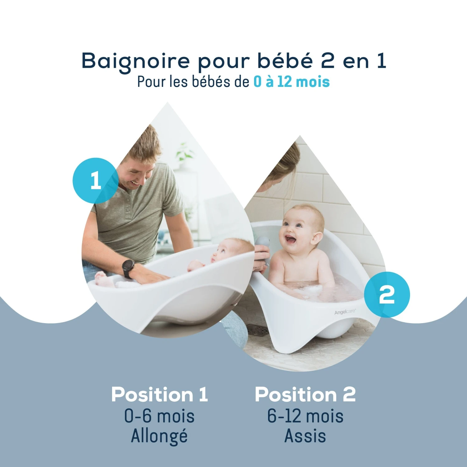 Angelcare Baignoire Bébé évolutive 2 En 1 5 Angelcare Baignoire Bébé évolutive 2 En 1 – Image 3