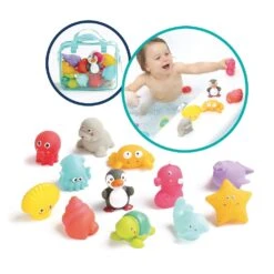 Jouets De Bain Aspergeurs 12 Animaux De La Mer -Magasin De Périphériques Pour Enfants bain aspergeurs 12 mers ludimousse OD