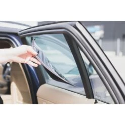 BeSafe Lot De 2 Pare-soleil électrostatiques Noir -Magasin De Périphériques Pour Enfants besafe paire de pare soleil electrostatique avec sac de rangement noir be safe OD