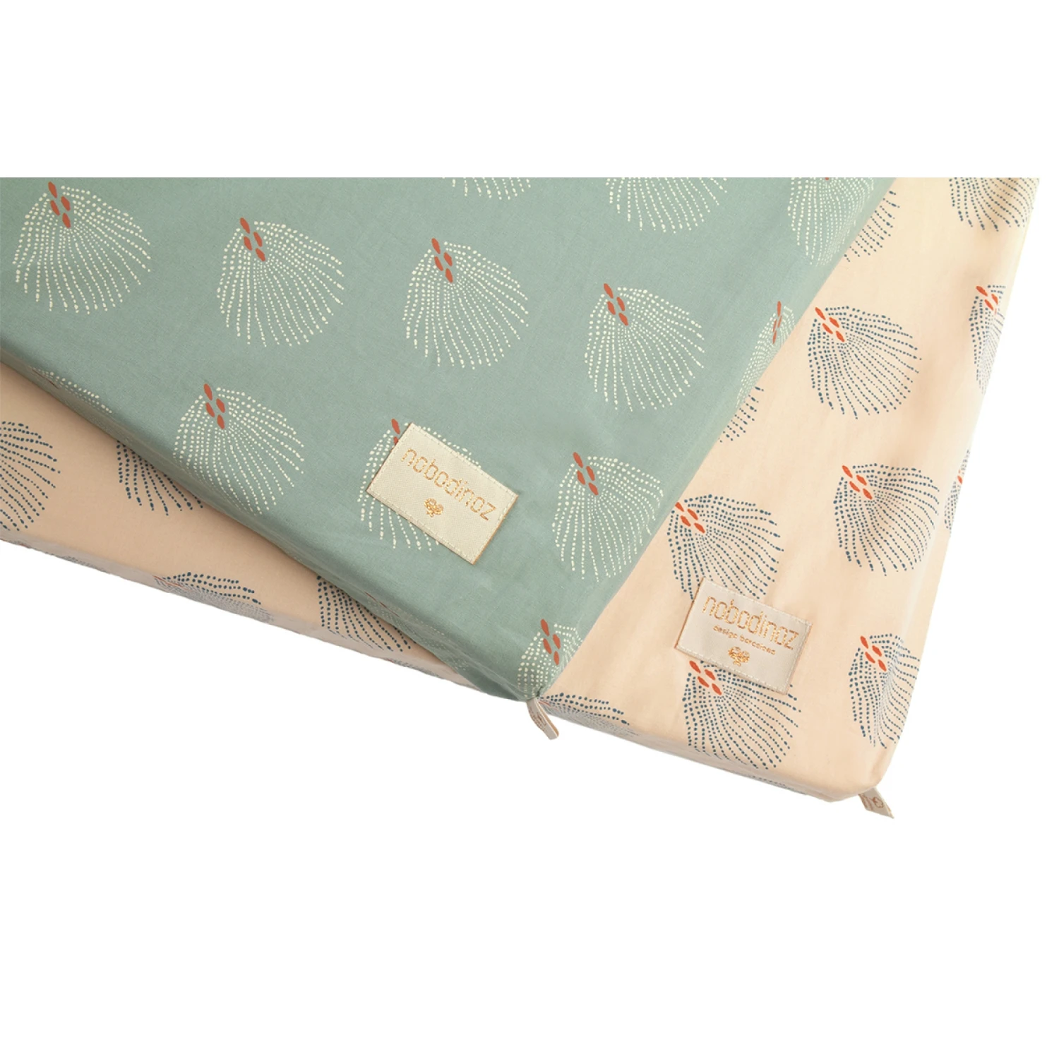 Matelas De Sol Coton Bio St Barth Blue Gatsby Cream 6 Matelas De Sol Coton Bio St Barth Blue Gatsby Cream – Image 4