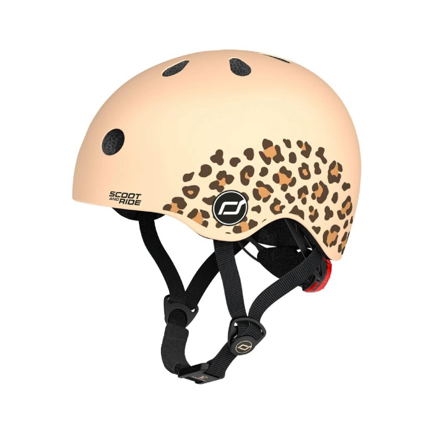 Scoot & Ride Casque Pour Enfant Taille XS Lifestyle Leopard 3 Scoot & Ride Casque Pour Enfant Taille XS Lifestyle Leopard