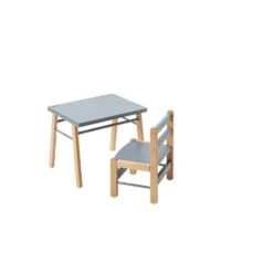 Petite Chaise Basse Enfant Louise Hybride Bleu Gris -Magasin De Périphériques Pour Enfants chaise basse louise hybride bleu gris combelle 367689 OG