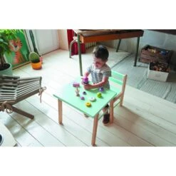 Petite Chaise Basse Enfant Louise Hybride Bleu Gris -Magasin De Périphériques Pour Enfants chaise basse louise hybride bleu gris combelle 367689 OM