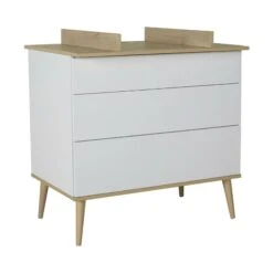 Chambre Duo Lit Bébé 70x140 Cm + Commode Avec Plan à Langer Flow White & Oak 9 Chambre Duo Lit Bébé 70x140 Cm + Commode Avec Plan à Langer Flow White & Oak -Magasin De Périphériques Pour Enfants chambre duo lit 140 x 70 cm commode avec plan a langer flow white oak quax OC
