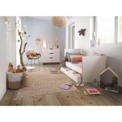 Chambre Trio Lit 70x140 Cm + Armoire + Commode Lilo -Magasin De Périphériques Pour Enfants chambre trio lilo lit 70 x 140 commode armoire galipette OG