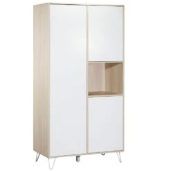 Chambre Trio Lit 60x120 Cm + Armoire + Commode Happy -Magasin De Périphériques Pour Enfants chambre trio lit 120 x 60 commode armoire happy sauthon meubles OE