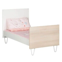 Chambre Trio Lit évolutif Bébé Little Big Bed 70x140 Cm + Armoire + Commode Happy -Magasin De Périphériques Pour Enfants chambre trio lit little big bed 140 x 70 commode armoire happy sauthon meubles OG