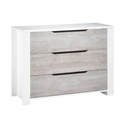 Chambre Trio Lit évolutif Bébé Little Big Bed 70x140 Cm + Armoire + Commode Loft Bois -Magasin De Périphériques Pour Enfants chambre trio lit little big bed 140 x 70 commode armoire loft bois sauthon meubles OE