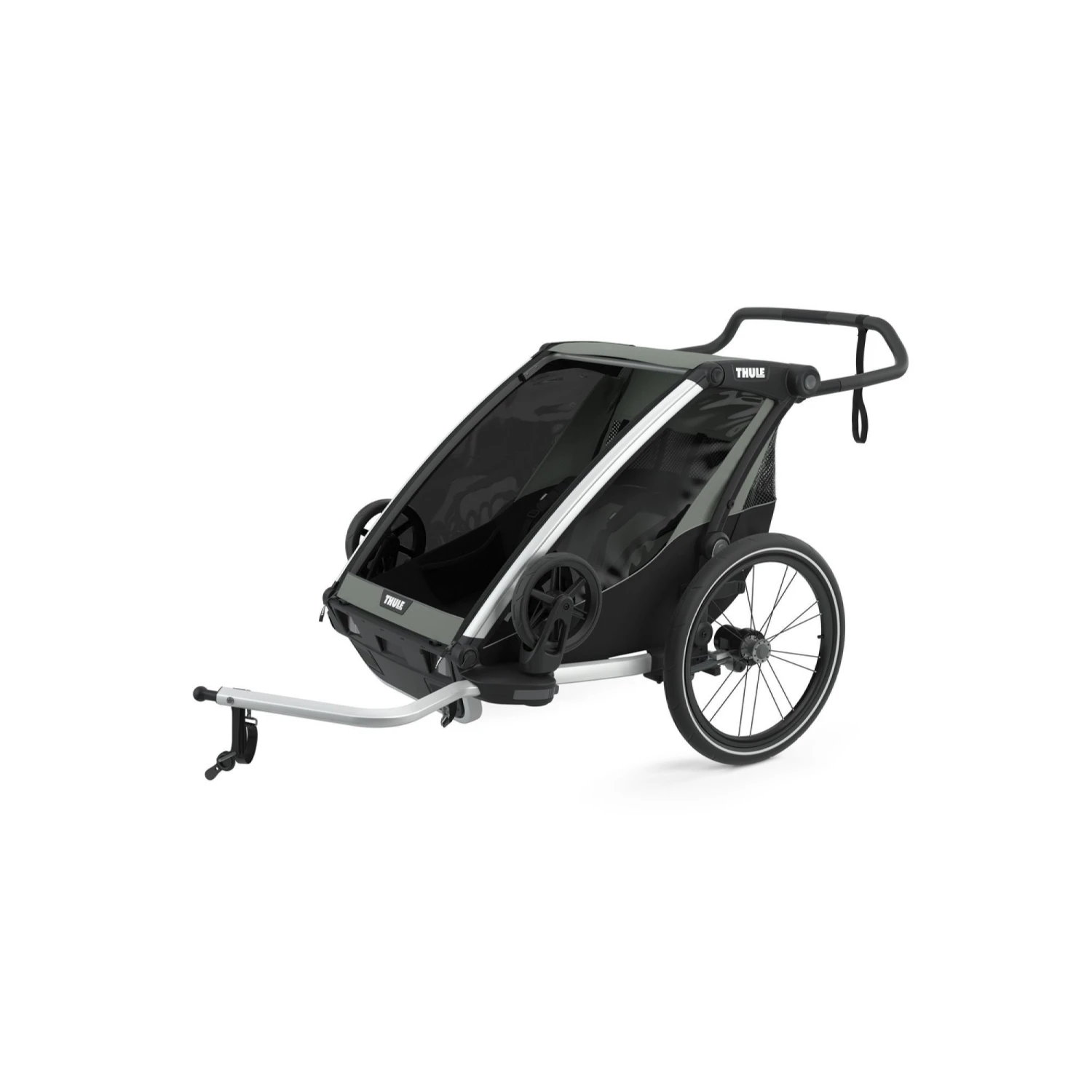 Thule Chariot Lite Biplace 2 Agave 4 Thule Chariot Lite Biplace 2 Agave – Image 2