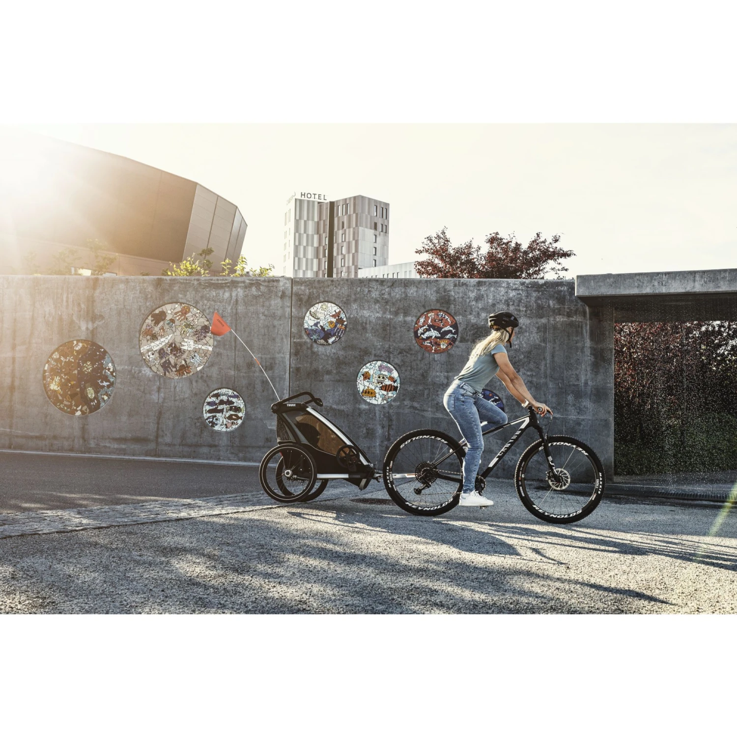 Thule Chariot Lite Biplace 2 Agave 11 Thule Chariot Lite Biplace 2 Agave – Image 9