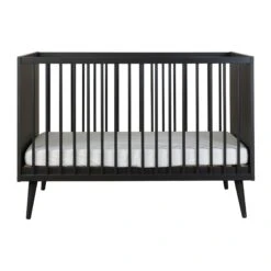 Lit Bébé 60x120 Cm Cocoon Eboni -Magasin De Périphériques Pour Enfants cocoon lit 12060 cm eboni quax OC