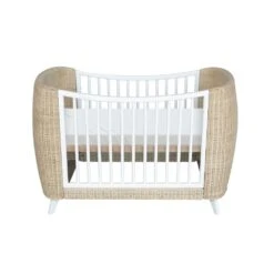 Lit Bébé évolutif Coquillage 70x140 Cm Neige -Magasin De Périphériques Pour Enfants coquillage lit 70x140 neige theo OC