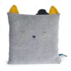 Moulin Roty Coussin Chat Gris Clair Dormeur Les Moustaches -Magasin De Périphériques Pour Enfants coussin chat gris clair les moustaches moulin roty OA