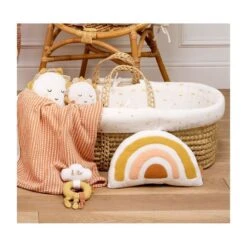 Coussin Décoratif Arc En Ciel Sunlight -Magasin De Périphériques Pour Enfants coussin deco arc en ciel sunlight sauthon baby deco OC