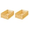 Liewood Lot De 2 Boîtes De Rangement Weston Taille M Jojoba -Magasin De Périphériques Pour Enfants cuddle care storage weston storage box m 2 pack lw146779429 jojoba one size liewood seasonal 2201 liewood OA