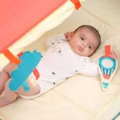 Lit Nomade Montgolfière Avec 2 Activités Suspendues -Magasin De Périphériques Pour Enfants dodo nomade mongolfiere ludi jouets OC