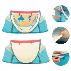 Lit Nomade Montgolfière Avec 2 Activités Suspendues -Magasin De Périphériques Pour Enfants dodo nomade mongolfiere ludi jouets OE