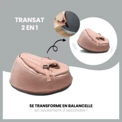BabyMoov Transat Doomoo Seat'n Swing Pink -Magasin De Périphériques Pour Enfants doomoo seatn swing pink balancelle incluse babymoov OL