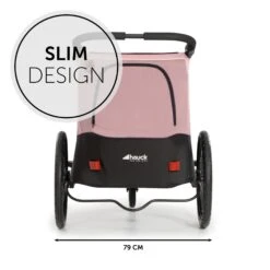 HAUCK Remorque De Vélo Dryk Duo Rose -Magasin De Périphériques Pour Enfants dryk duo rose hauck OE