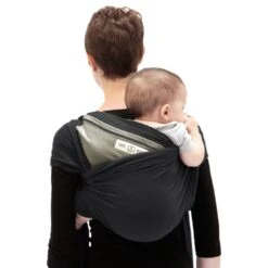Écharpe De Portage L'originale Anthracite Poche Olive -Magasin De Périphériques Pour Enfants echarpe loriginale jpmbb anthracite poche olive love radius OE
