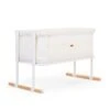 Childhome Lit Cododo Evolux Hêtre Blanc -Magasin De Périphériques Pour Enfants evolux cododo hetre blanc 50x90 childhome OA