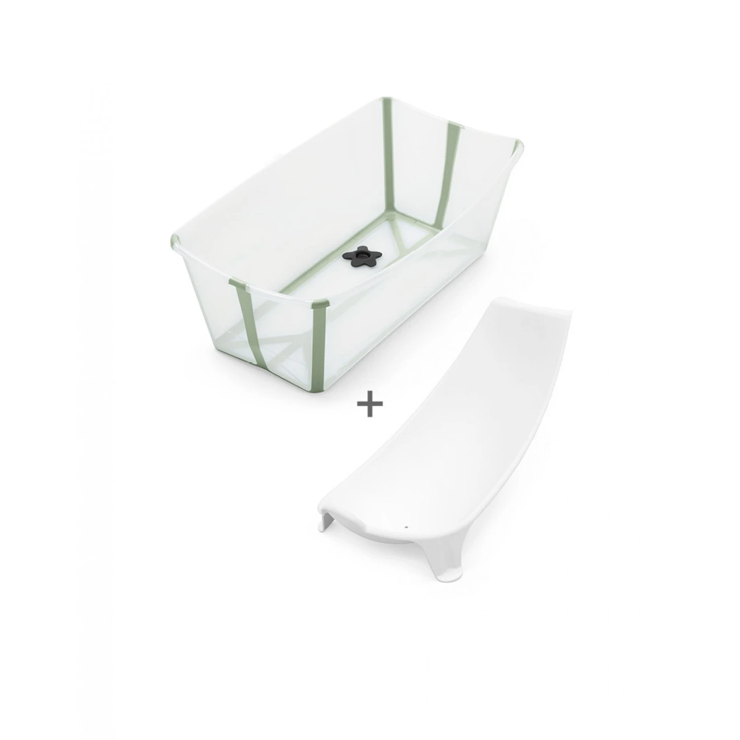 Stokke Baignoire Flexi Bath Verte + Transat De Bain 3 Stokke Baignoire Flexi Bath Verte + Transat De Bain