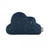 Coussin Nuage Coton Bio Gold Stella Night Blue -Magasin De Périphériques Pour Enfants gold stella midnight blue nobodinoz OA