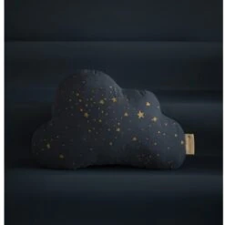 Coussin Nuage Coton Bio Gold Stella Night Blue 7 Coussin Nuage Coton Bio Gold Stella Night Blue -Magasin De Périphériques Pour Enfants gold stella midnight blue nobodinoz OC