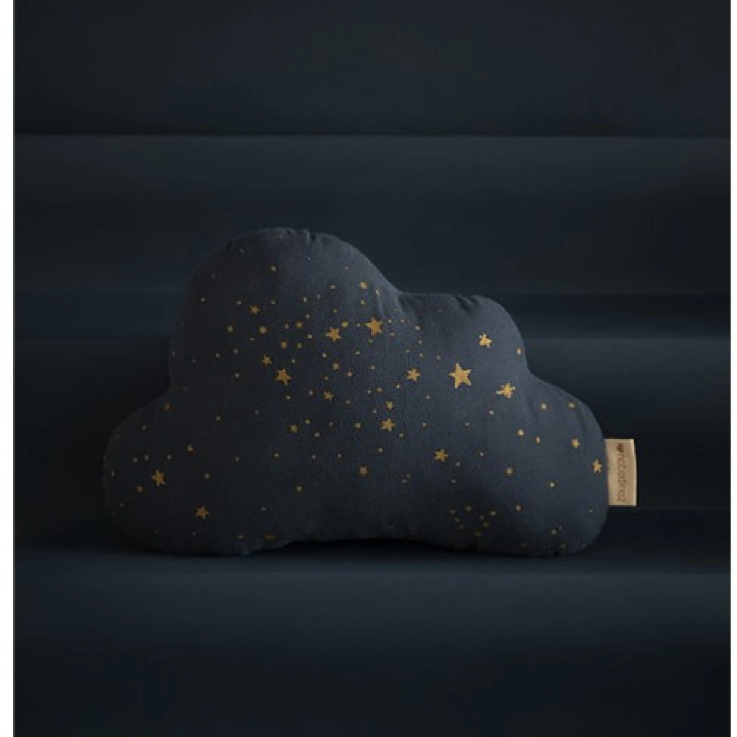Coussin Nuage Coton Bio Gold Stella Night Blue 5 Coussin Nuage Coton Bio Gold Stella Night Blue – Image 3