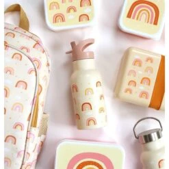 A Little Lovely Company Gourde Isotherme Enfant Arc En Ciel -Magasin De Périphériques Pour Enfants gourde isotherme arc en ciel a little lovely company OD