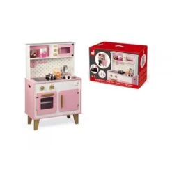 Janod Grande Cuisine Enfant En Bois Candy Chic -Magasin De Périphériques Pour Enfants grande cuisine candy chic janod OD