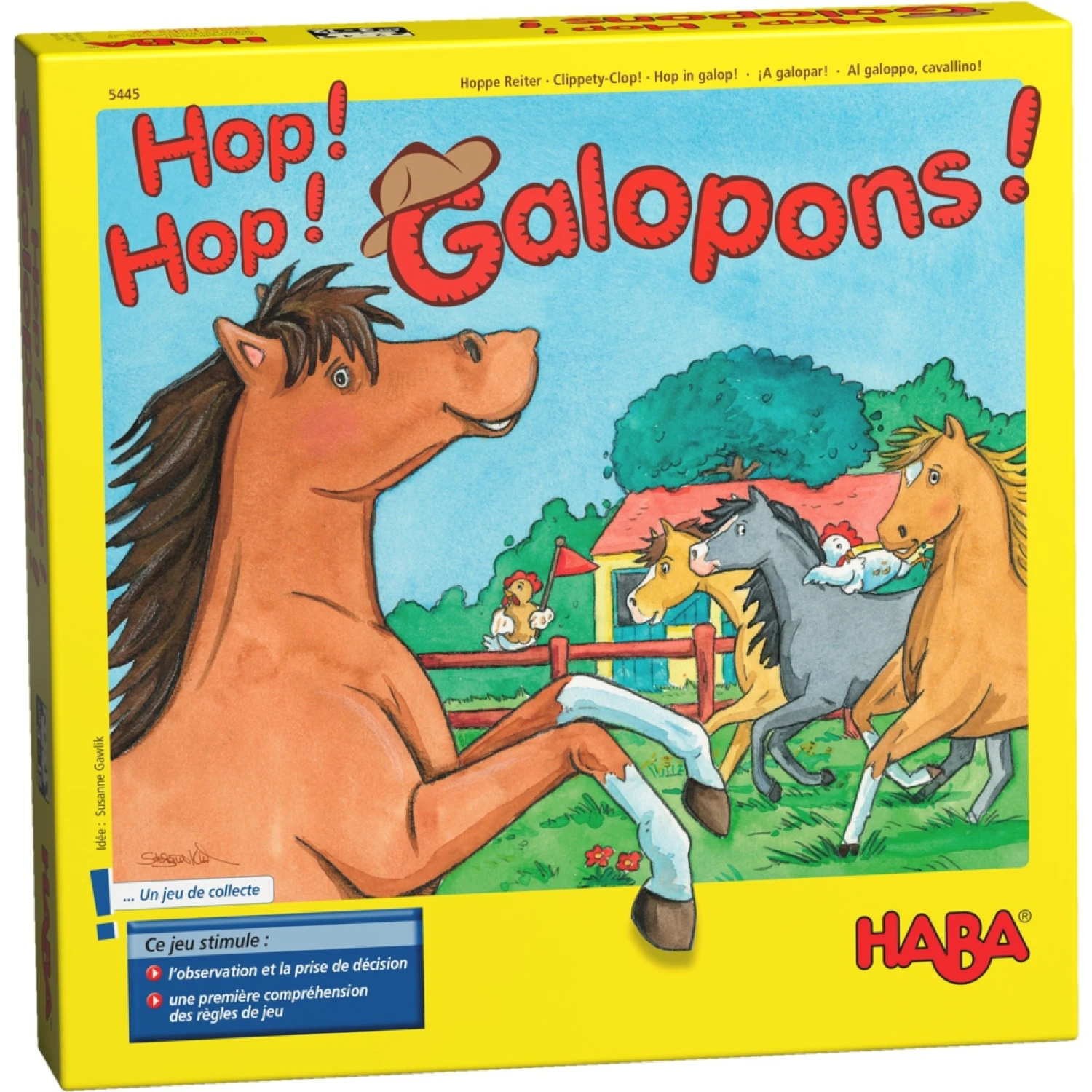 Haba Jeu Hop ! Hop ! Galopons ! 3 Haba Jeu Hop ! Hop ! Galopons !