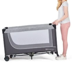 Kinderkraft Lit Parapluie Leody - Pink -Magasin De Périphériques Pour Enfants kinderkraft folding bed leody pink kinderkraft OE