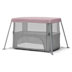 Kinderkraft Lit De Voyage Movi - Pink -Magasin De Périphériques Pour Enfants kinderkraft folding bed movi pink kinderkraft OC