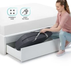 Kinderkraft Lit De Voyage Movi - Pink -Magasin De Périphériques Pour Enfants kinderkraft folding bed movi pink kinderkraft ON