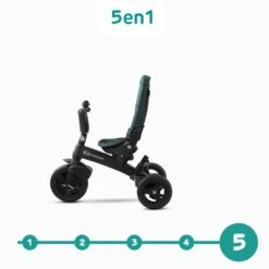 Kinderkraft Tricycle Easytwist Midnight Green -Magasin De Périphériques Pour Enfants kinderkraft rowerek trojkoowy easytwist midnight green kinderkraft OH