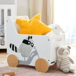 Kinderkraft Coffre à Jouets Racoon 16 Kinderkraft Coffre à Jouets Racoon -Magasin De Périphériques Pour Enfants kinderkraft skrzynia na zabawki racoon kinderkraft OG