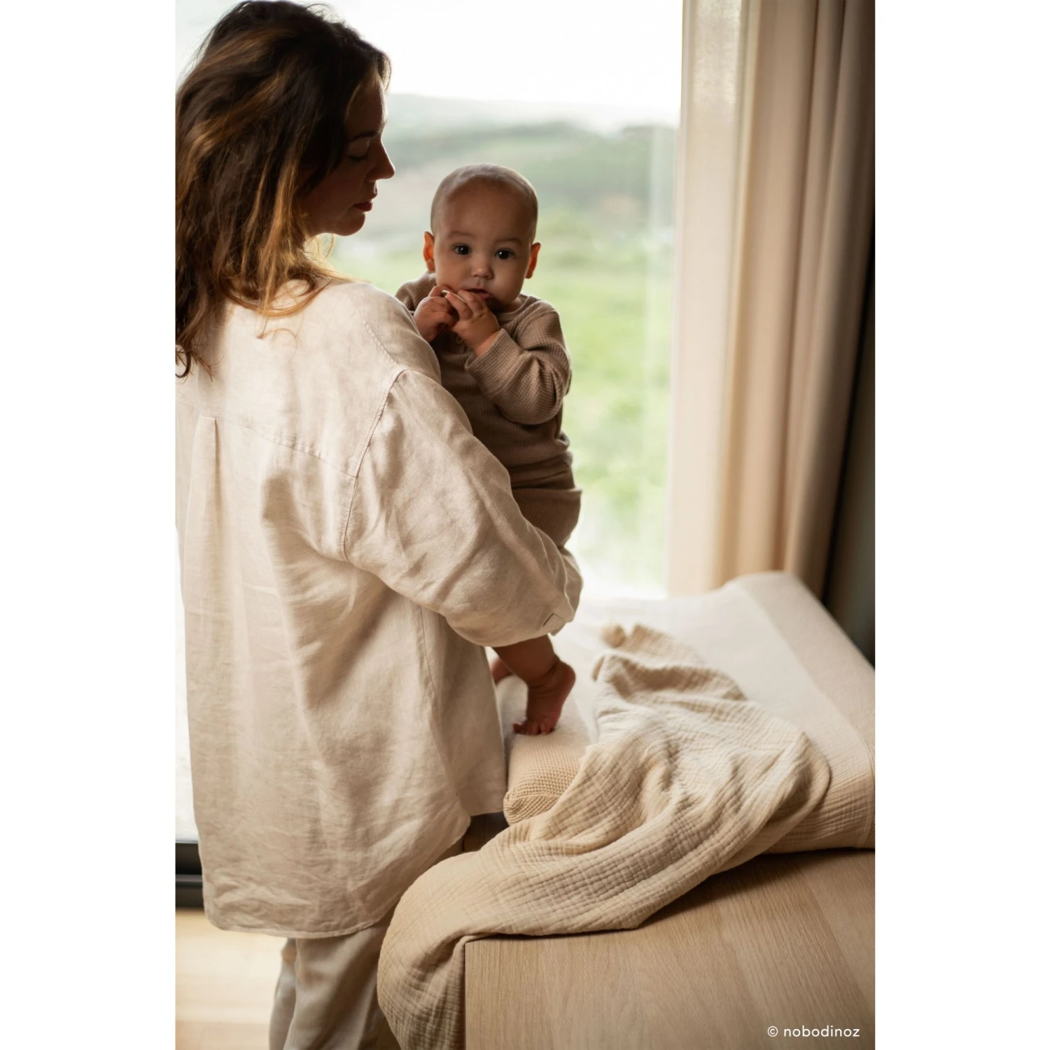 Matelas à Langer Zen Avec Housse Wabi Sabi Ginger 7 Matelas à Langer Zen Avec Housse Wabi Sabi Ginger – Image 5