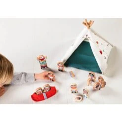 Lilliputiens Tipi Et Les Indiens -Magasin De Périphériques Pour Enfants le tipi et les indiens lilliputiens OG